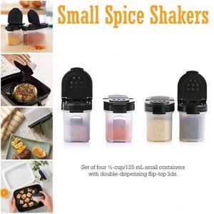 Tupperware Small Spice Shakers Containers-(Set of 4)